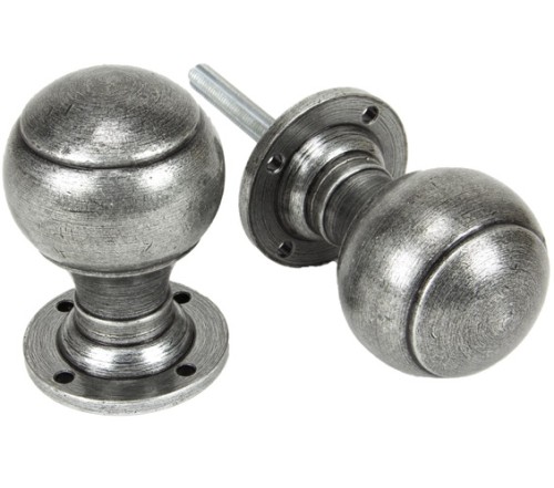 REGENCY MORTICE / RIM DOOR KNOBS ON FACE FIXED ROSE